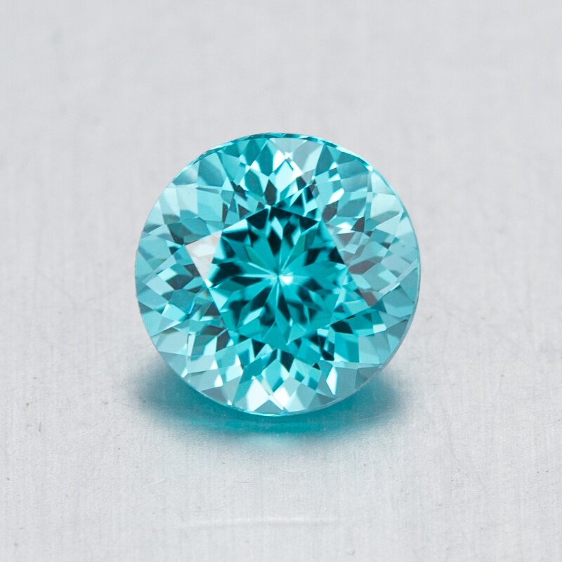 Lab Grown Paraiba Factory - OEM 3mm~10mm