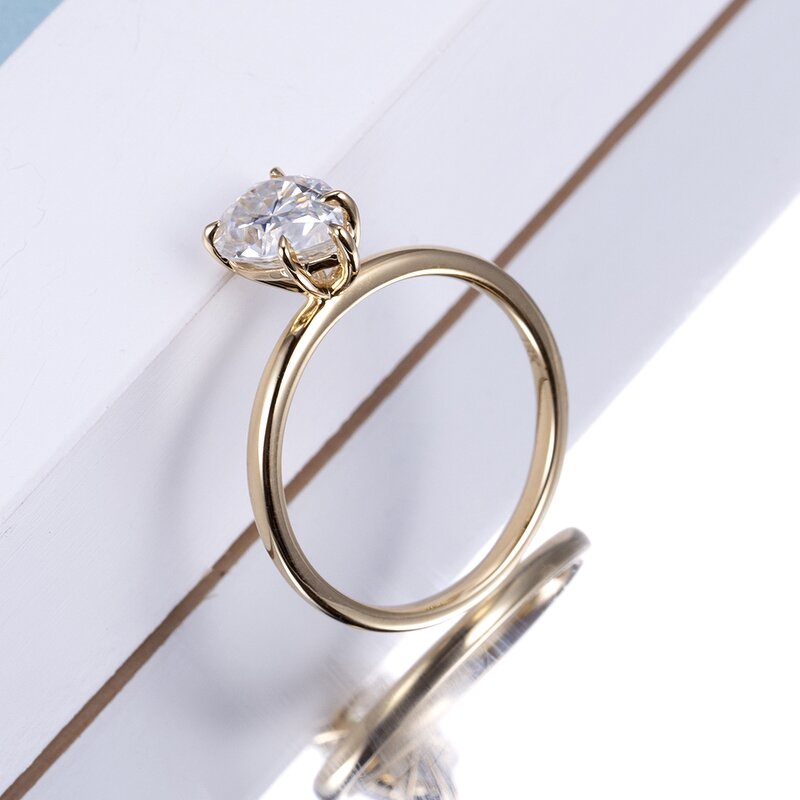 Lab Diamond Ring Factory - OEM 14K Yellow