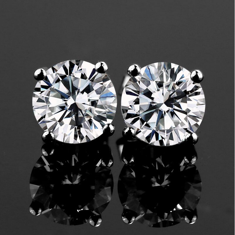 Moissanite Earring Factory - OEM 14K 10K Silver