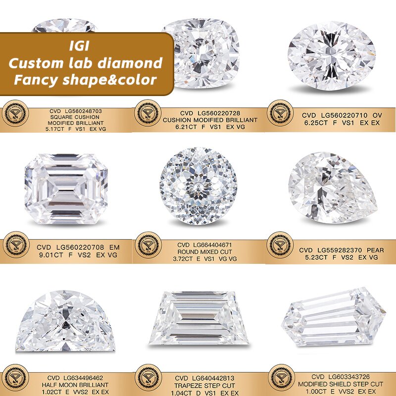 Lab Created Diamond Factory - OEM IGI Certified D