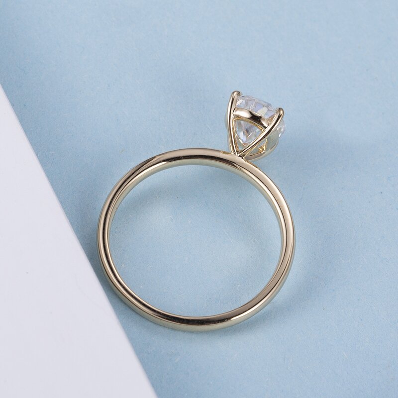 Lab Diamond Ring Factory - OEM 14K Yellow