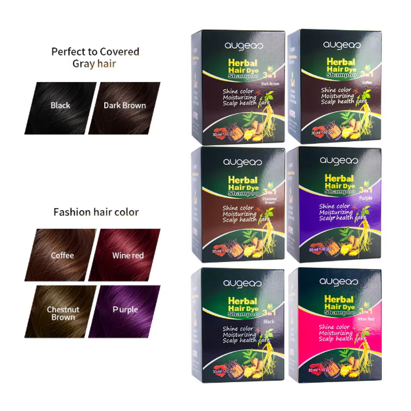 Blackening Shampoo Factory - OEM Ammonia Free