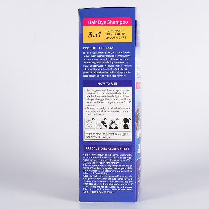 Herbal Hair Dye Factory - OEM Plant-Based 3 In1