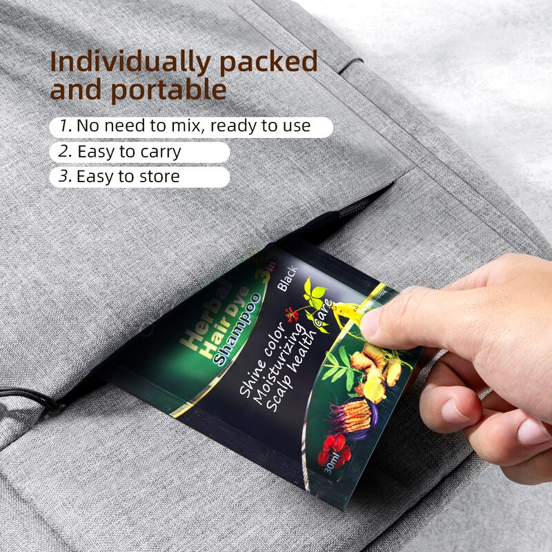 Herbal Shampoo Factory - OEM 30ml Sachet