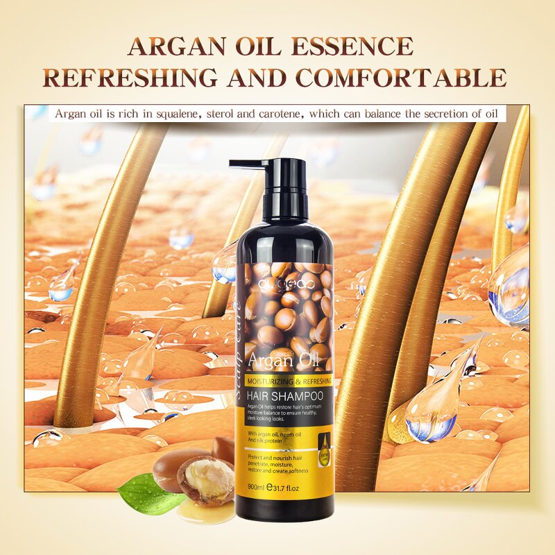 Argan Oil Shampoo Factory - OEM AUGEAS Salon