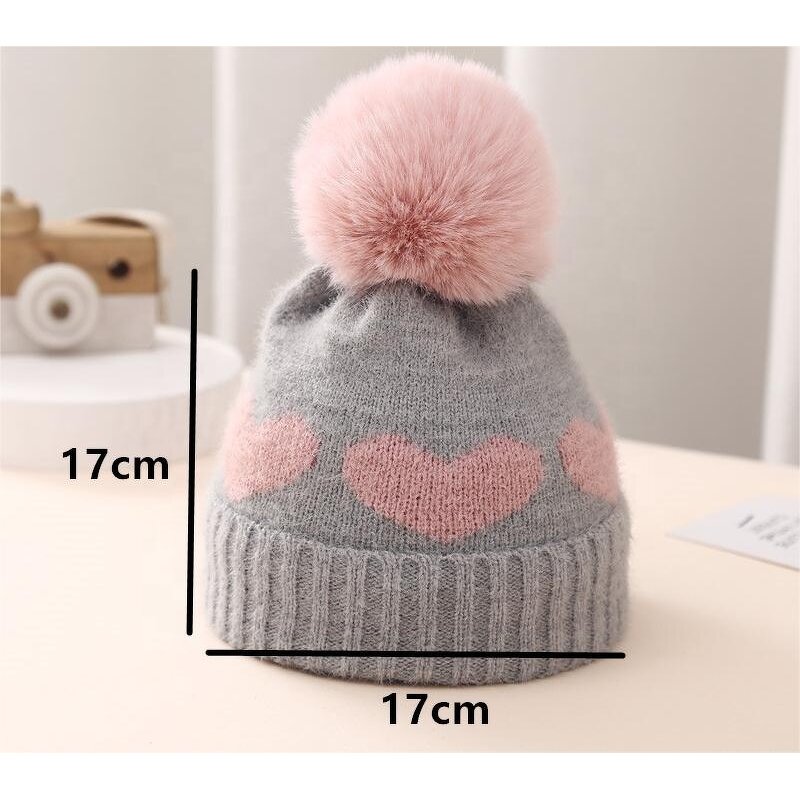 Toddler Hat Manufacturer - Winter Pom Pom Knit Sports Turban Hat