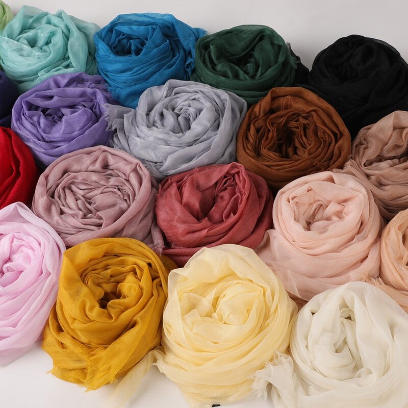 Cashmere Scarf Factory - Lightweight 100% Dual Colour Thin Scarf