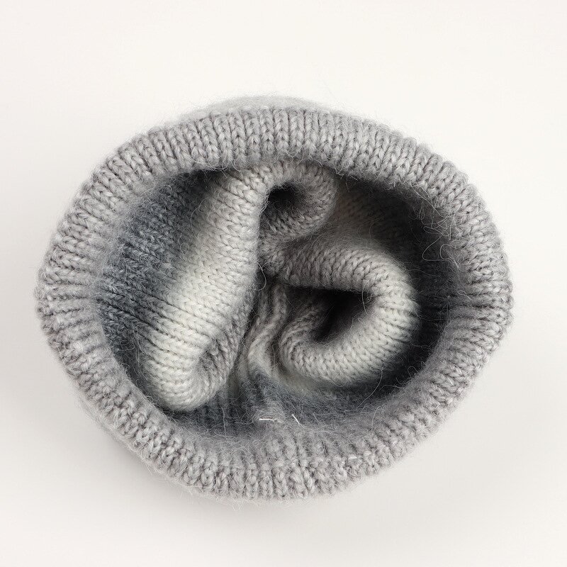 Knitted Beanie Manufacturer - Acrylic Gradient Tie Dye Skull Cap