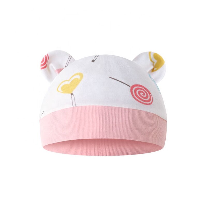 Newborn Beanie Manufacturer - Unisex 0-1M Infant Toddler Beanies with Ear