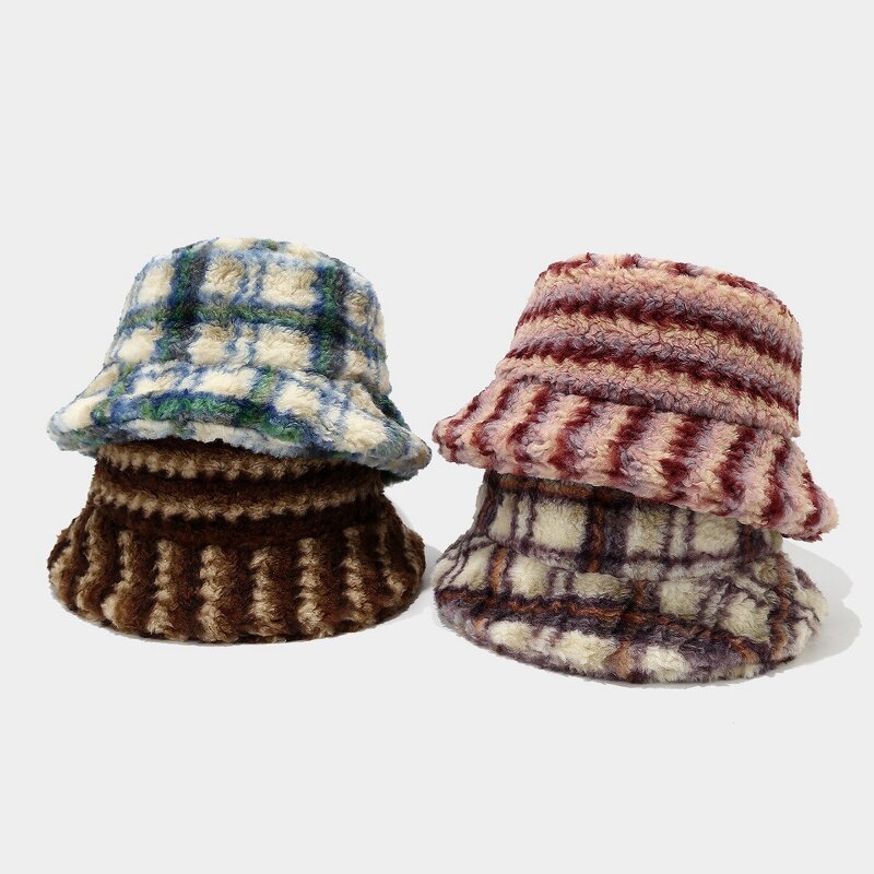 Women Bucket Hat Factory - 2025 Autumn Winter New Arrival Fuzzy