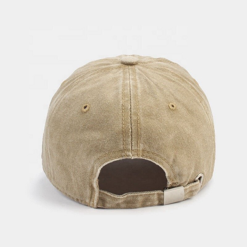 Baseball Cap Factory - Vintage Cotton Embroidered Coconut Tree Cap