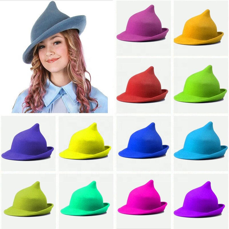 Witch Hat Factory - Kids Adult Felt Halloween Wedding Stage Hat