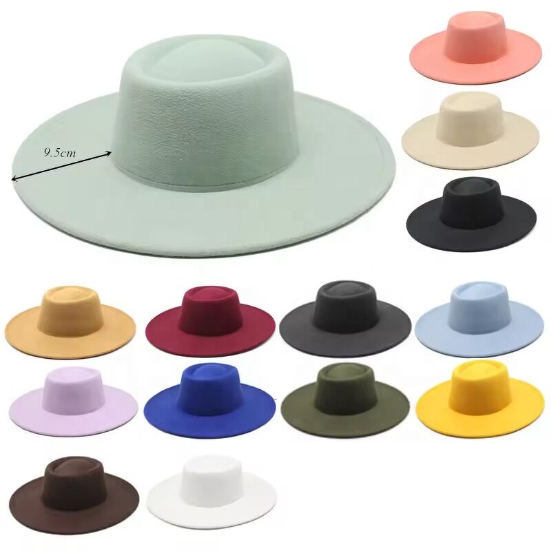 Felt Hat Manufacturer - Body Stiff Wide Brim Fedora Women Hat
