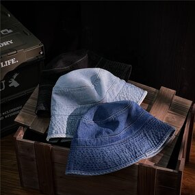 Bucket Hat Manufacturer - High Quality Washed Denim Sun Hat