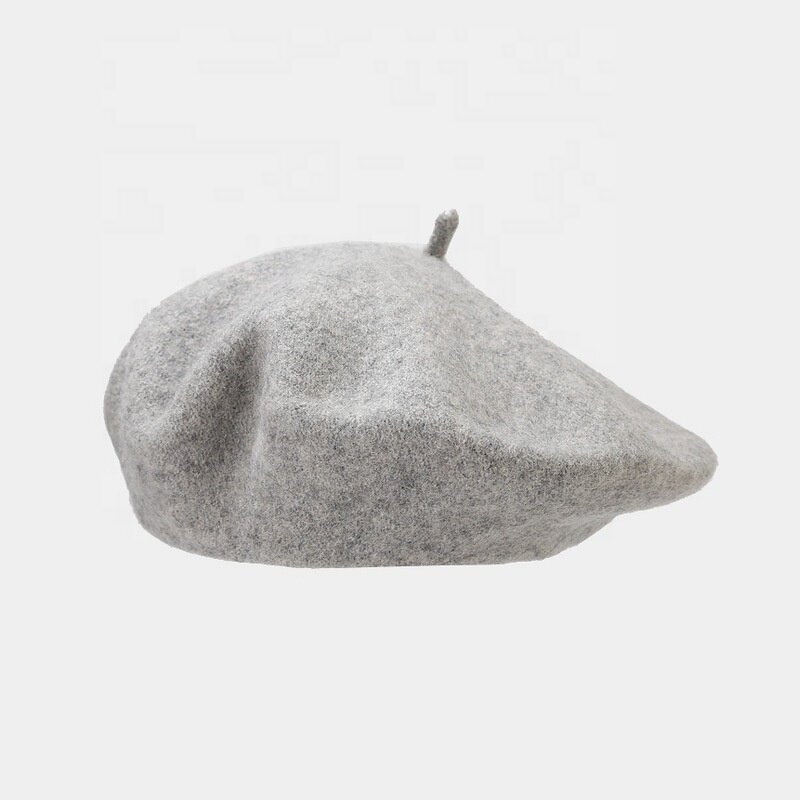 Wool Beret Factory - Women Pink Brown French Style Girls Hat