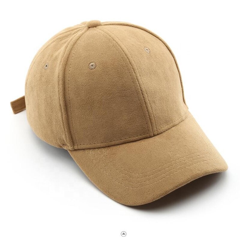 Baseball Cap Factory - Suede Winter Soft Touch Wool Casual Cap