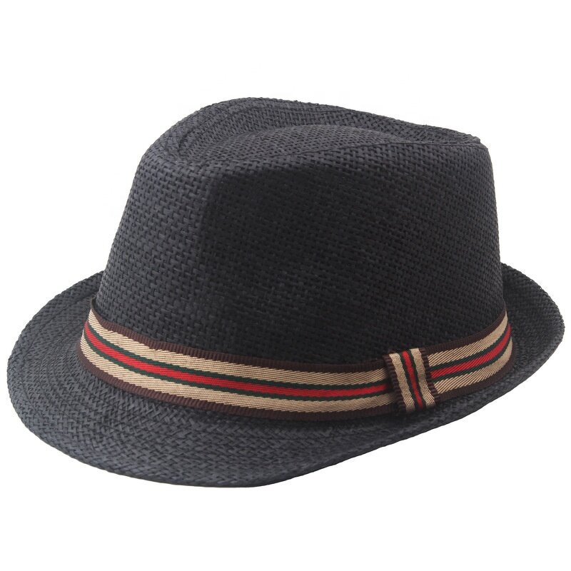 Felt Hat Manufacturer - Wholesale Stripes Jazz Fedora Sunshade Hat
