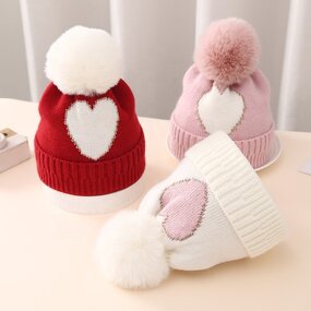 Baby Beanie Factory - Winter Knit Pom Pom Fashion Unisex Hat