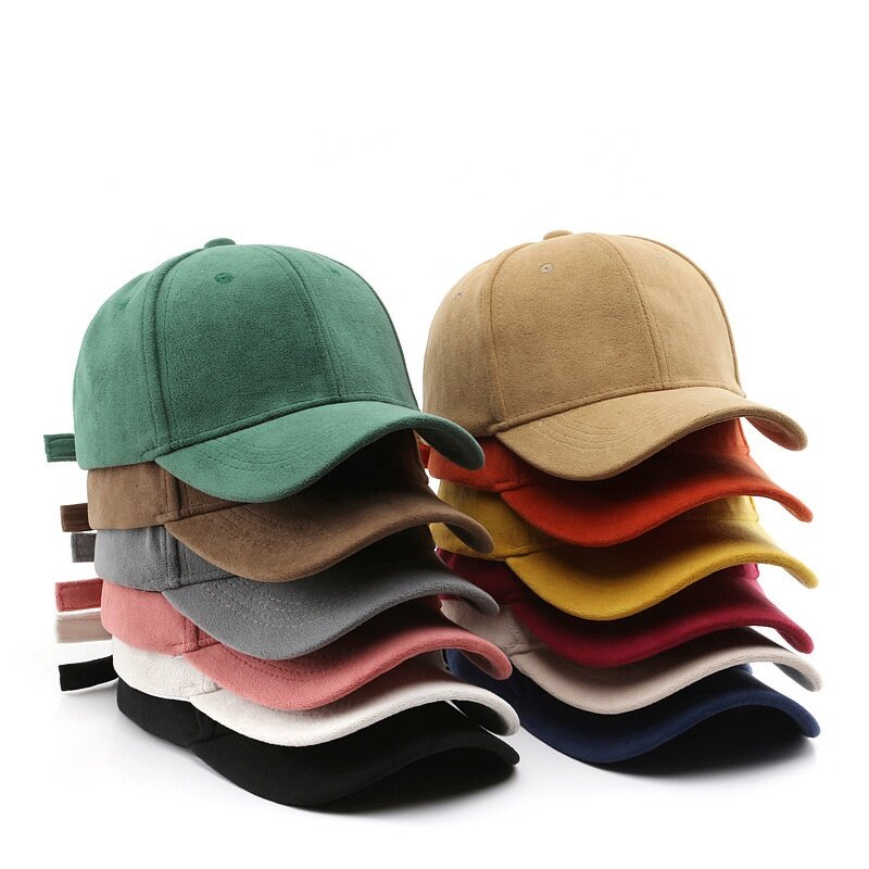 Baseball Cap Factory - Suede Winter Soft Touch Wool Casual Cap