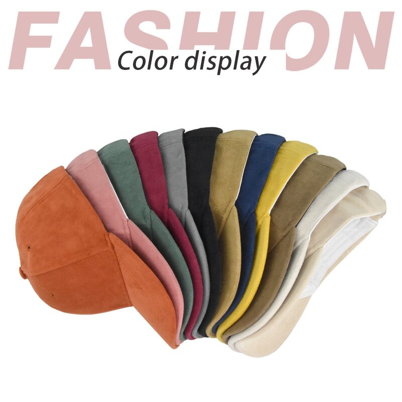Baseball Cap Factory - Suede Winter Soft Touch Wool Casual Cap