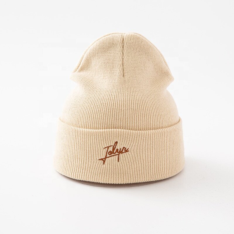 Beanie Hat Manufacturer - Custom Embroidery Logo Knitted Beanie
