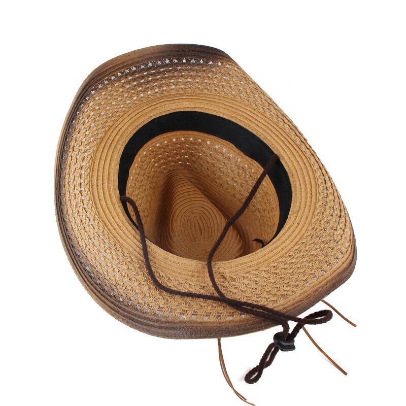 Cowboy Hat Manufacturer - Bohemian Fedora Straw Breathable Floppy Hat