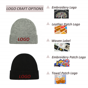Beanie Hat Factory - Customization Colorful Embroider Letter Beanies