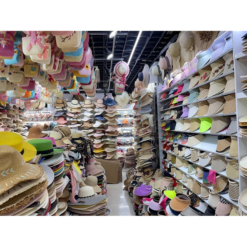 Straw Hat Factory - Summer Sunshade Beach Rattan Bow Ladies Hat