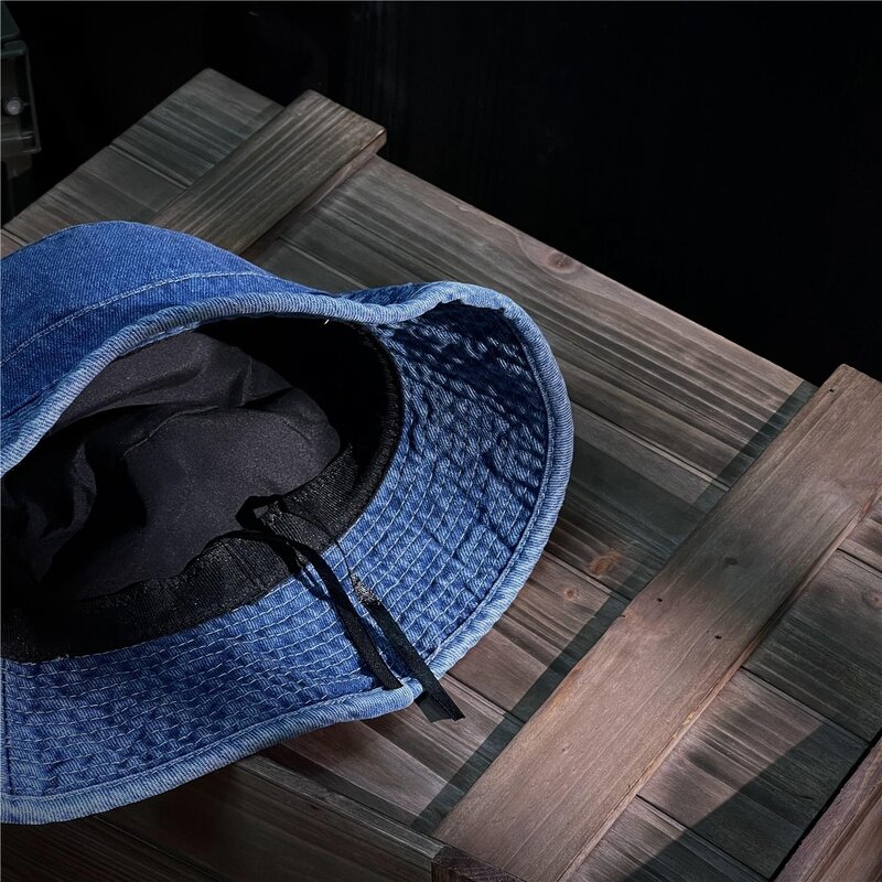 Bucket Hat Manufacturer - High Quality Washed Denim Sun Hat