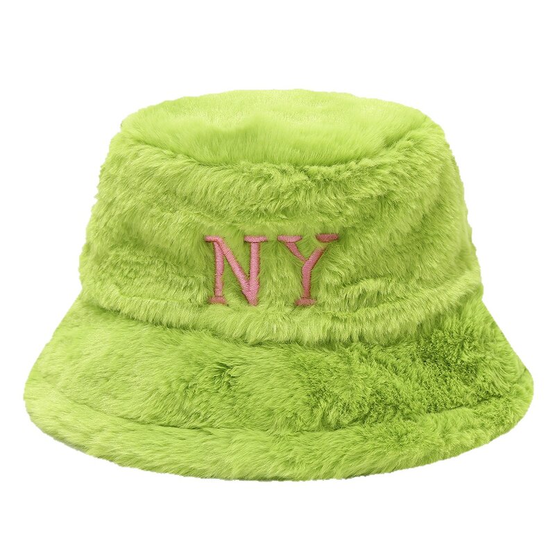 Street Fisherman Hat Manufacturer - Trendy Plain Face Small Plush Basin