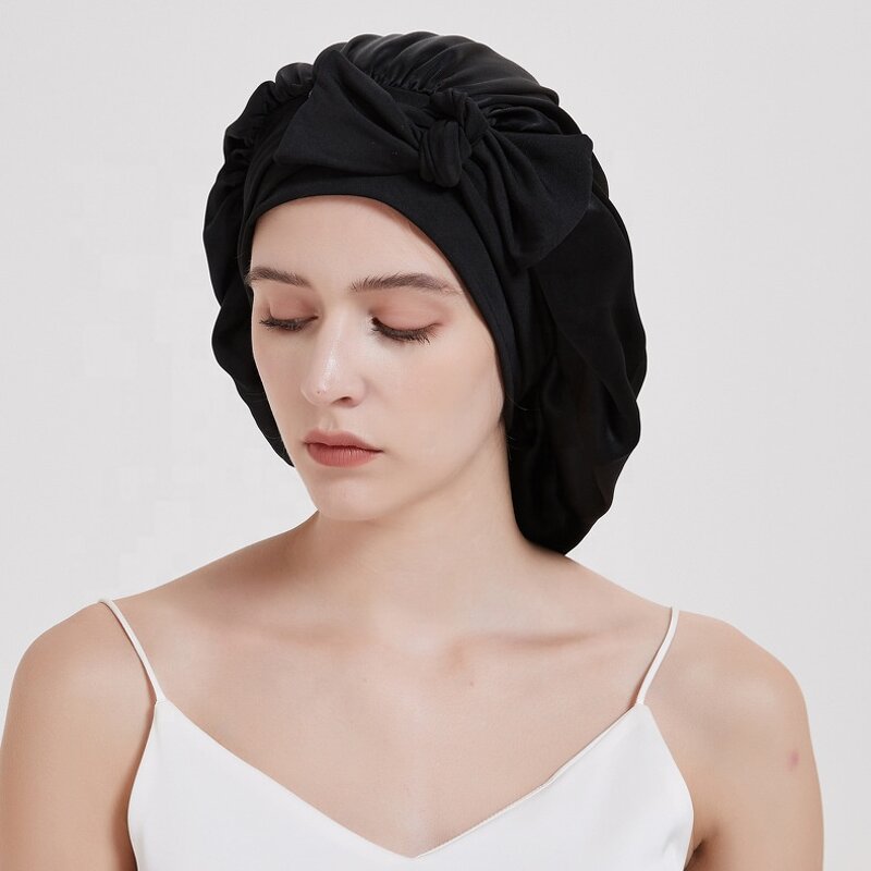 Silk Hair Bonnet Factory - 16MM 100% Mulberry Silk Sleeping Cap
