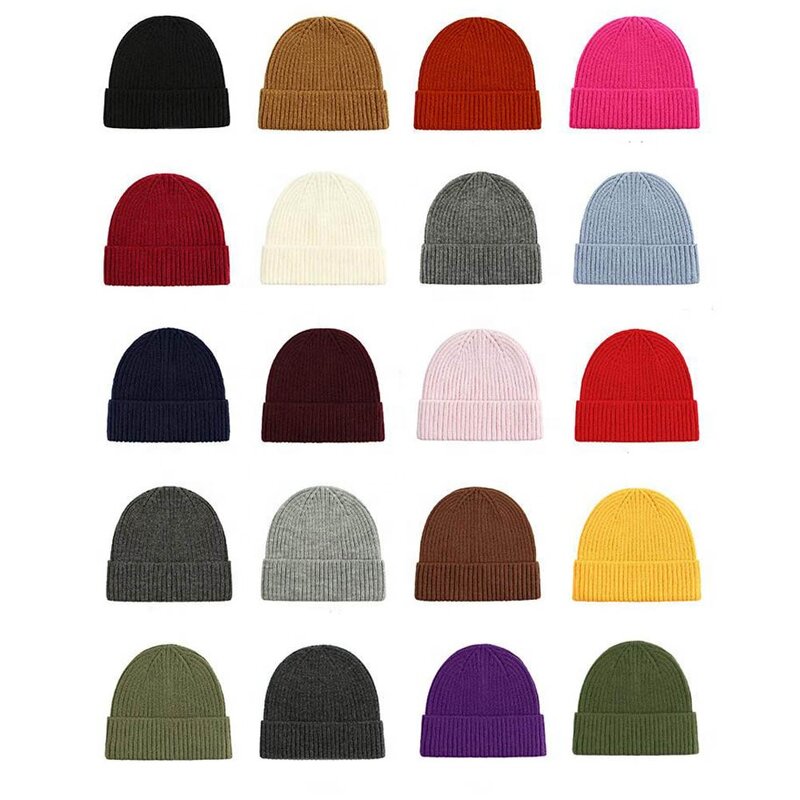 Beanie Hat Manufacturer - Custom Embroidery Logo Knitted Beanie