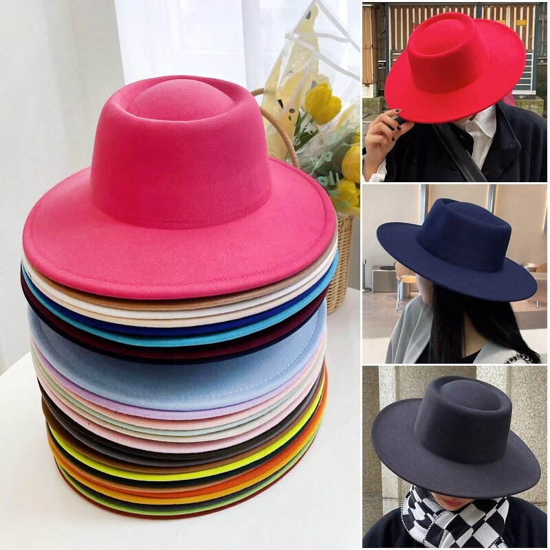 Felt Hat Manufacturer - Body Stiff Wide Brim Fedora Women Hat