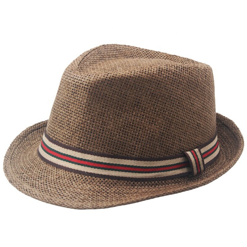 Felt Hat Manufacturer - Wholesale Stripes Jazz Fedora Sunshade Hat