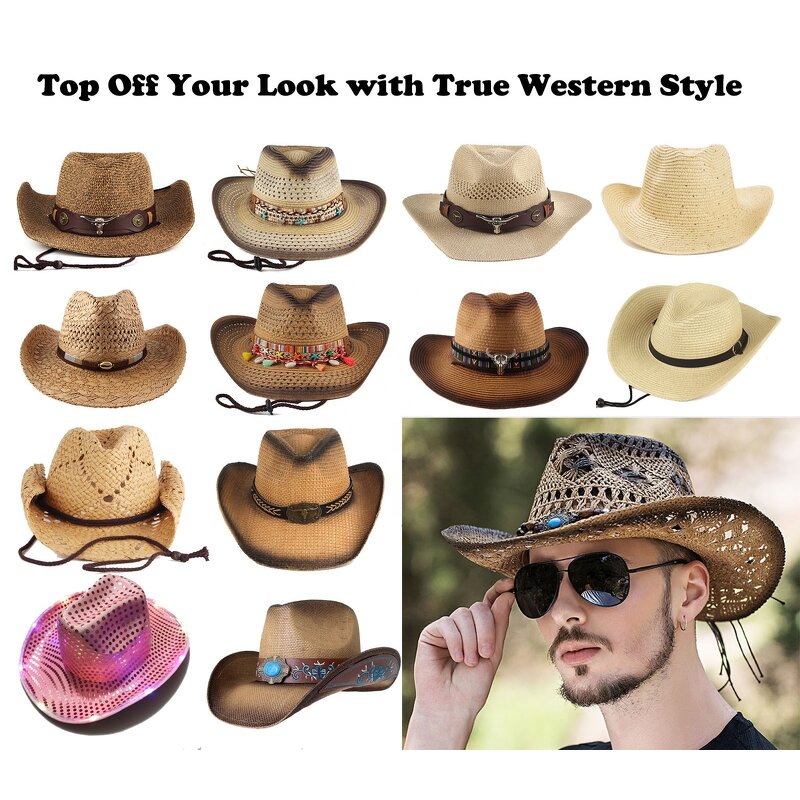 Cowboy Hat Manufacturer - Casual Western Cowboy Beach Sun Hat