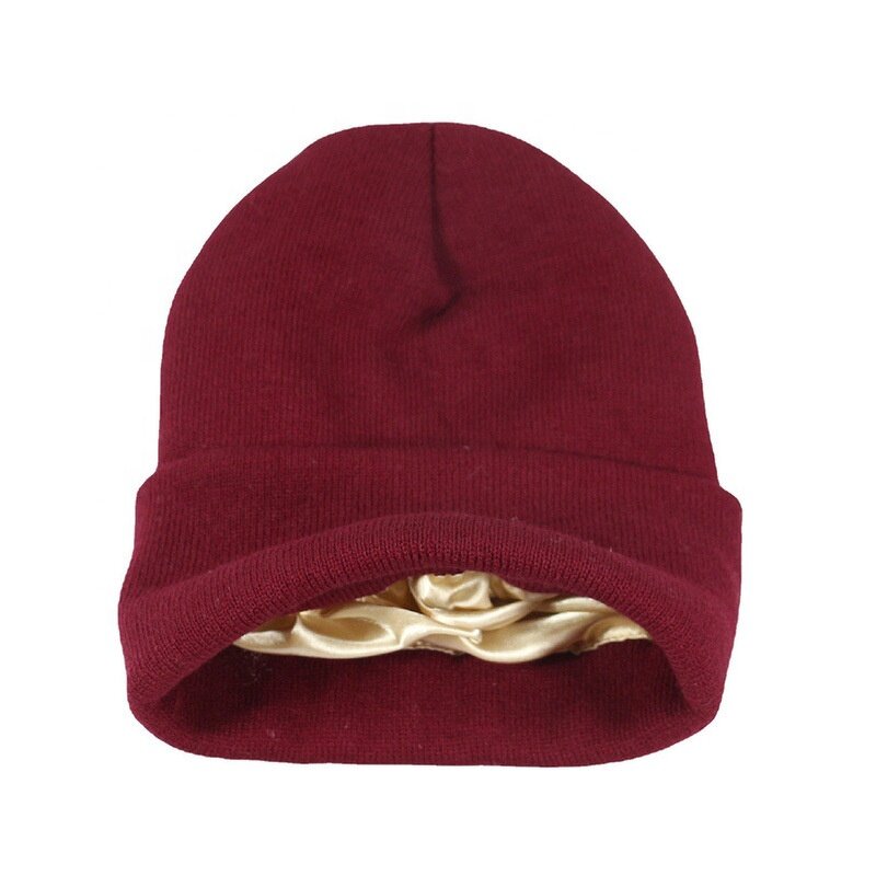 Beanie Factory - High Quality Satin Lined Blank Acrylic Beanie