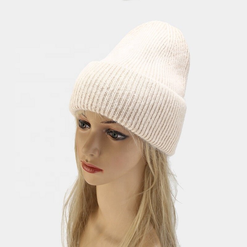 Wool Hat Manufacturer - Angora Handmade Fluffy Cozy Winter Beanie
