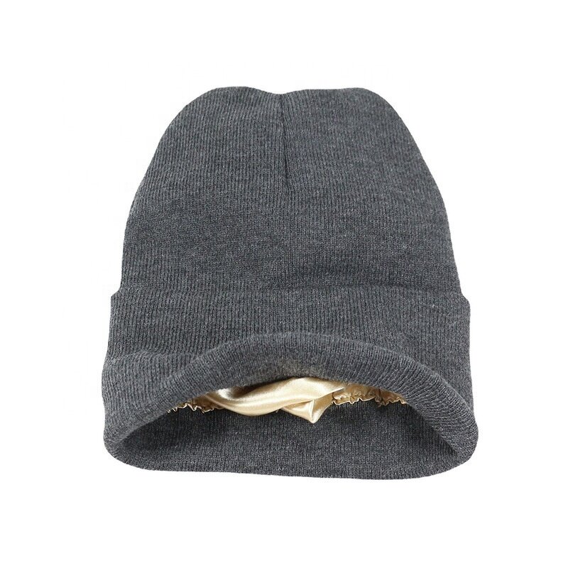 Beanie Factory - High Quality Satin Lined Blank Acrylic Beanie