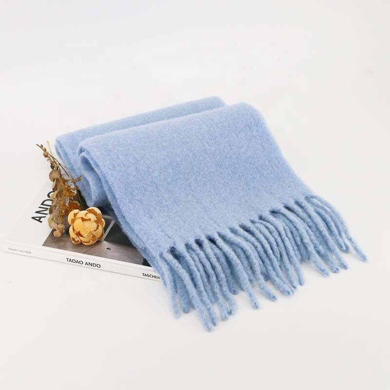 Wool Scarf Factory - Thickened Long Shawl Custom Thin Style Luxury