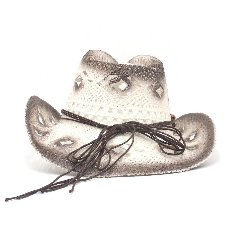 Cowboy Hat Manufacturer - Ethnic Western Sunblock Straw Beach Hat