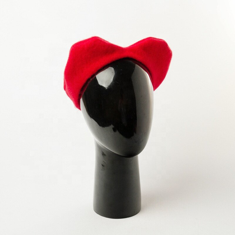Wool Beret Manufacturer - Fashion Love Heart Handmade Women Hat