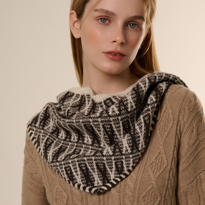 Cashmere Scarf Factory - Retro Ethnic Style Square Luxurious Warmth