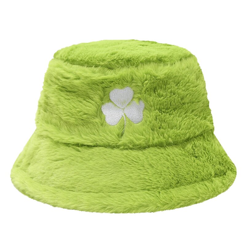 Embroidered Fisherman Hat Factory - Green All-match Outdoor Bucket Hat