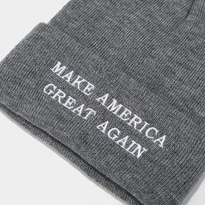 Knitted Hat Manufacturer - Acrylic Embroidery Street Fashion Letter