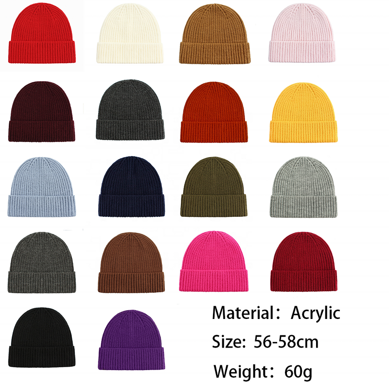 Beanie Hat Factory - Customization Colorful Embroider Letter Beanies