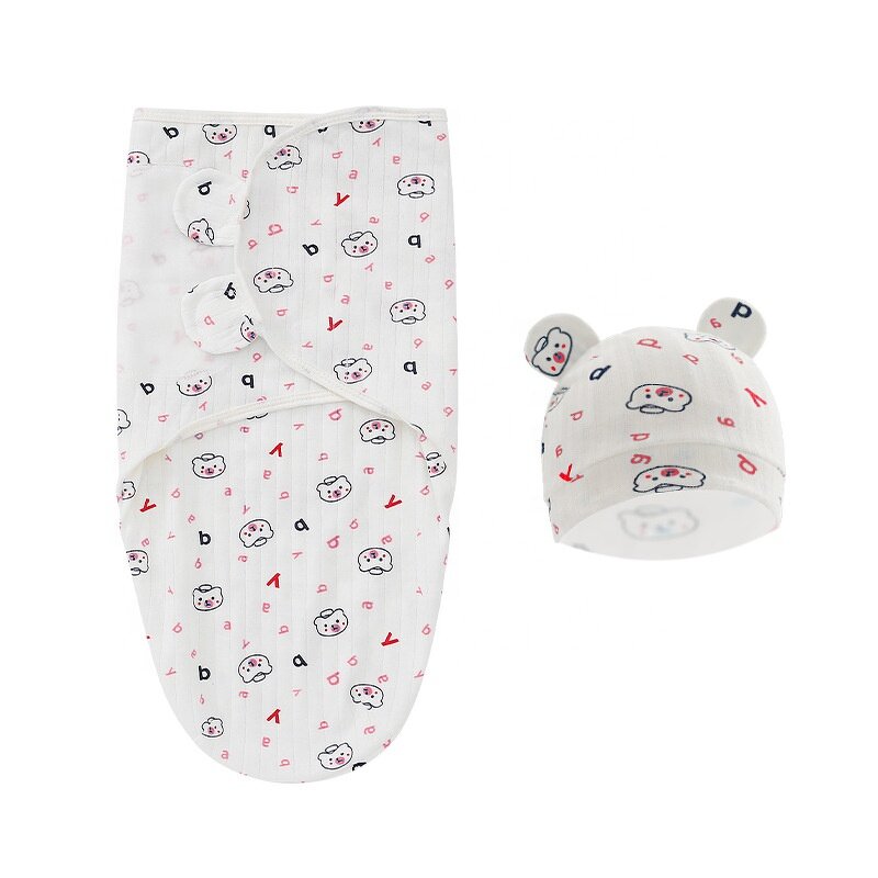 Baby Set Factory - Sleeping Bag Swaddle Sets With Hat Towel