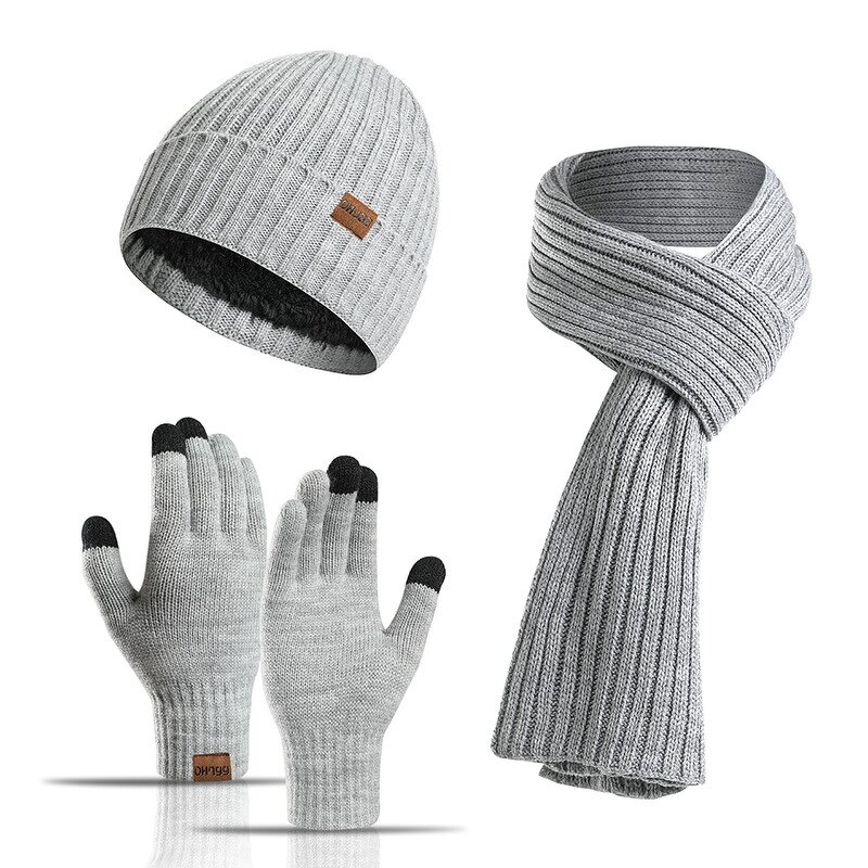 Winter Set Factory - Wholesale Fleece Lining Scarf Hat Gloves