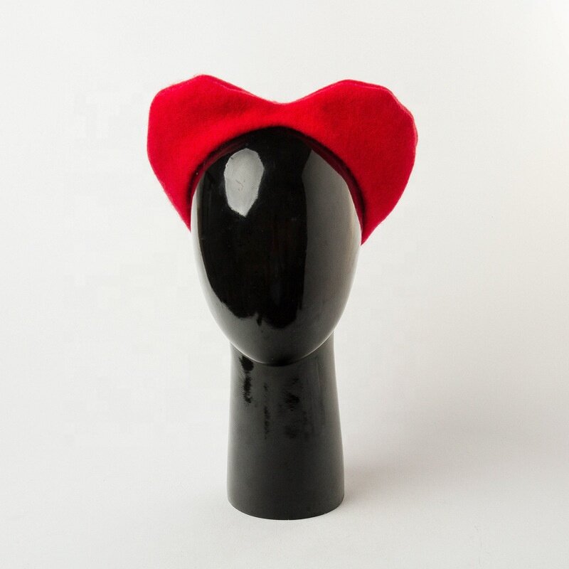 Wool Beret Manufacturer - Fashion Love Heart Handmade Women Hat