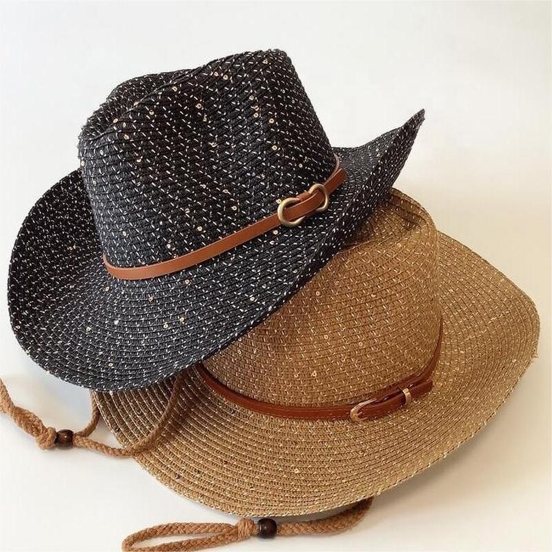 Cowboy Hat Manufacturer - Stylish Handcrafted Straw Leather Band Hat
