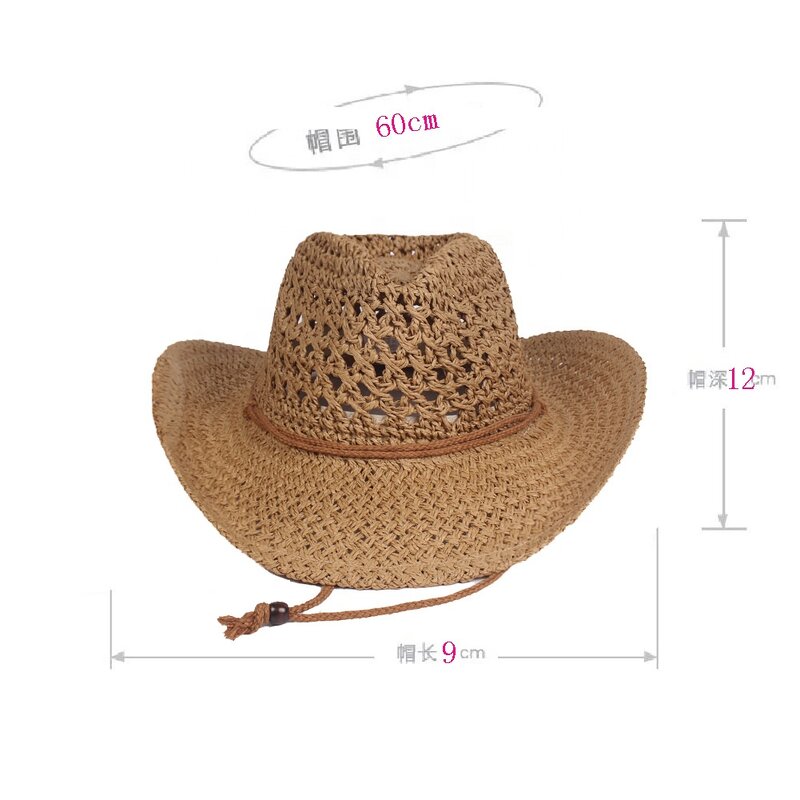 Cowboy Hat Manufacturer - Casual Western Cowboy Beach Sun Hat